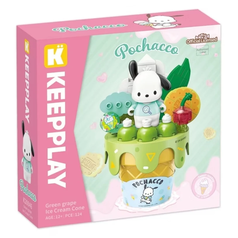 KEEPPLAY 積木 三麗鷗 甜筒系列 帕洽狗