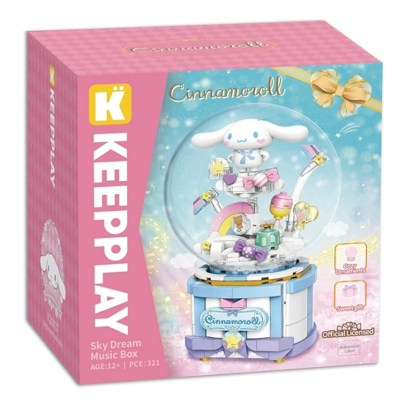 KEEPPLAY 積木 三麗鷗 大耳狗的天空遐想 音樂盒
