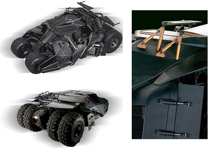 Bandai 1/35 蝙蝠車 黑暗騎士版