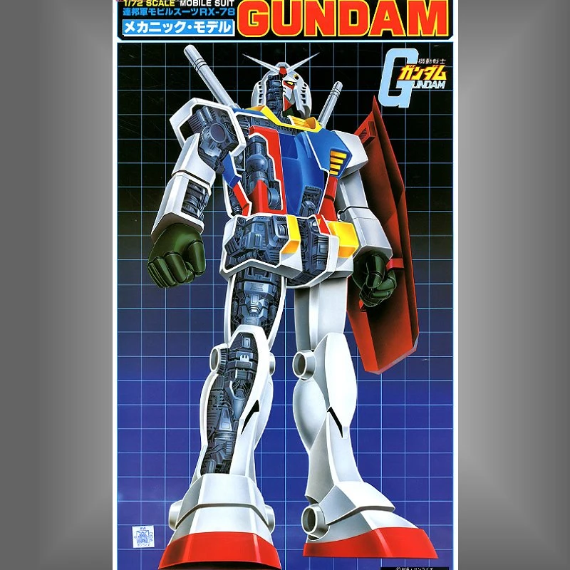 Bandai 萬代 1/72 MECHANICS MODEL RX-78 鋼彈 機械內構