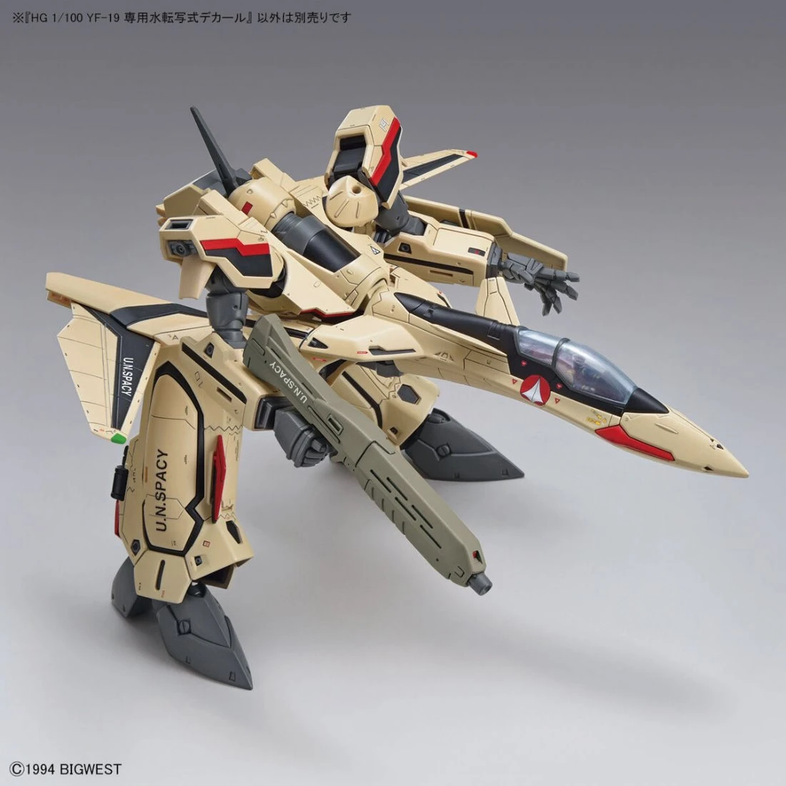 HG 1/100 超時空要塞 YF-19 專用水貼紙