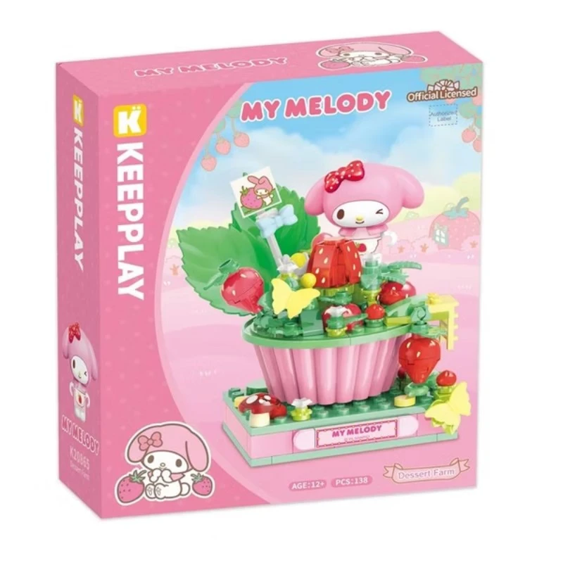KEEPPLAY 積木 三麗鷗 草莓季系列 美樂蒂