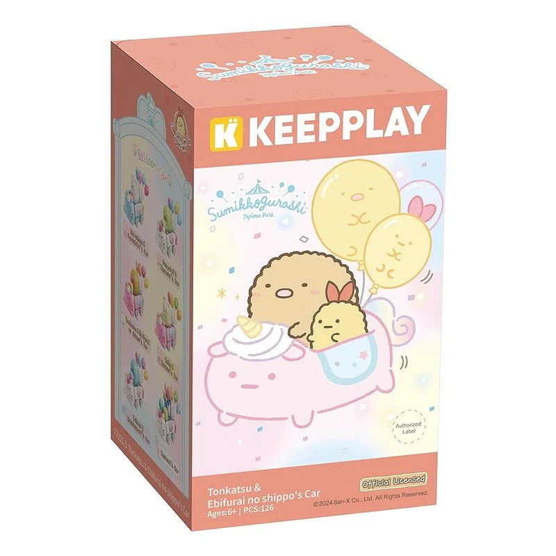 KEEPPLAY 積木 角落小夥伴 角落生物 氣球小車系列 炸豬排 炸蝦