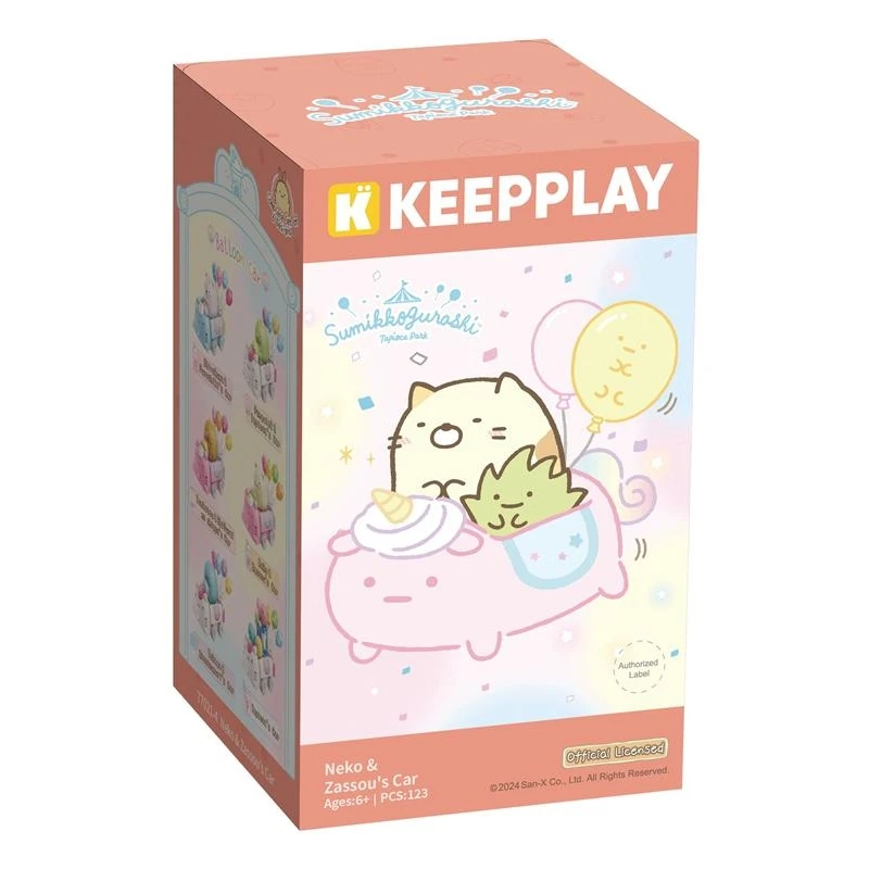KEEPPLAY 積木 角落小夥伴 角落生物 氣球小車系列 貓 雜草