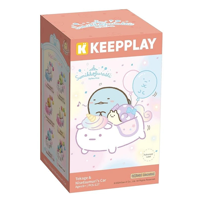 KEEPPLAY 積木 角落小夥伴 角落生物 氣球小車系列 蜥蜴 偽蝸牛