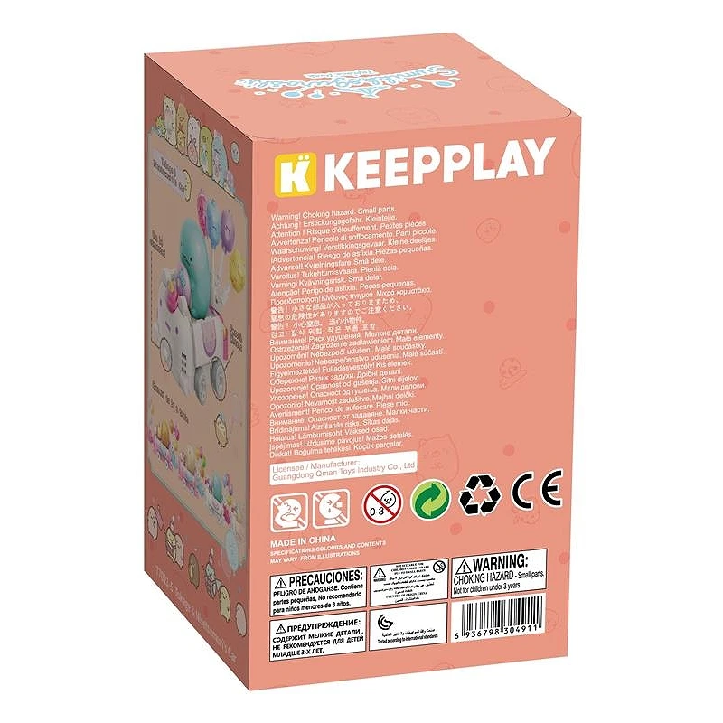 KEEPPLAY 積木 角落小夥伴 角落生物 氣球小車系列 蜥蜴 偽蝸牛