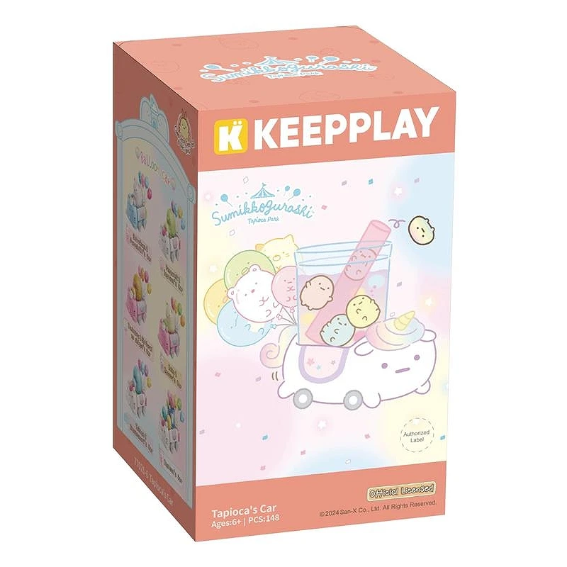 KEEPPLAY 積木 角落小夥伴 角落生物 氣球小車系列 粉圓組