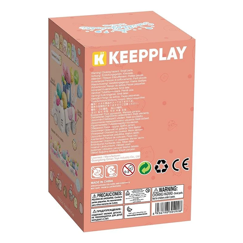 KEEPPLAY 積木 角落小夥伴 角落生物 氣球小車系列 粉圓組
