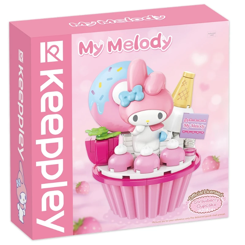 KEEPPLAY 積木 三麗鷗 杯子蛋糕系列 美樂蒂