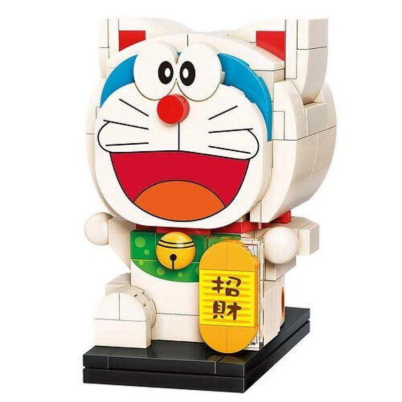 KEEPPLAY 積木 哆啦A夢 大頭款 招財貓