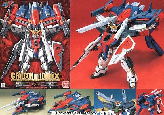 1/100 鋼彈X 07 G Falcon unit Double X