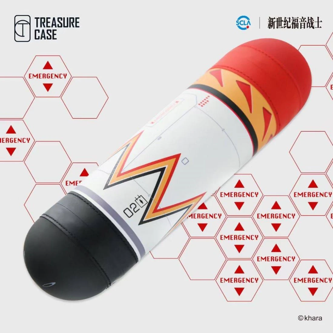 Treasure Case 新世紀福音戰士 模型工具補完計劃 駕駛艙造型工具收納包 貳號機