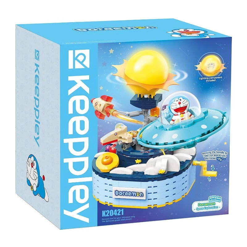 KEEPPLAY 積木 哆啦A夢 太空探索