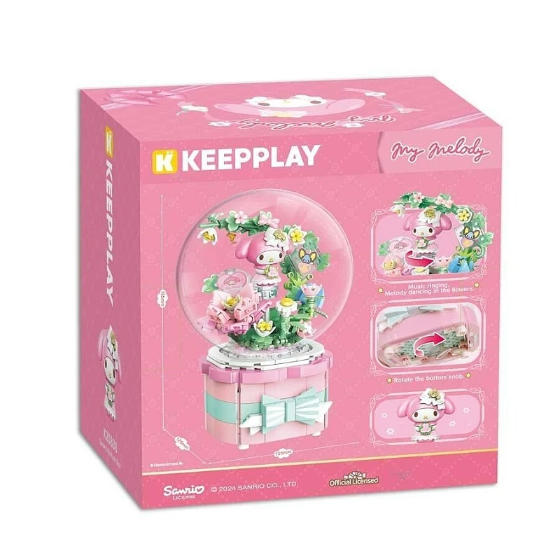 KEEPPLAY 積木 三麗鷗 美樂蒂的甜蜜花園音樂盒