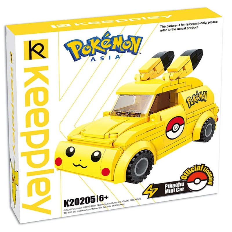 KEEPPLAY 積木 精靈寶可夢 皮卡丘迷你車