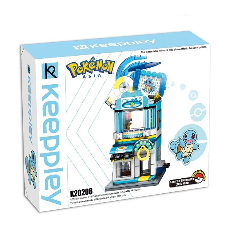 KEEPPLAY 積木 精靈寶可夢 傑尼龜的衝浪用品店