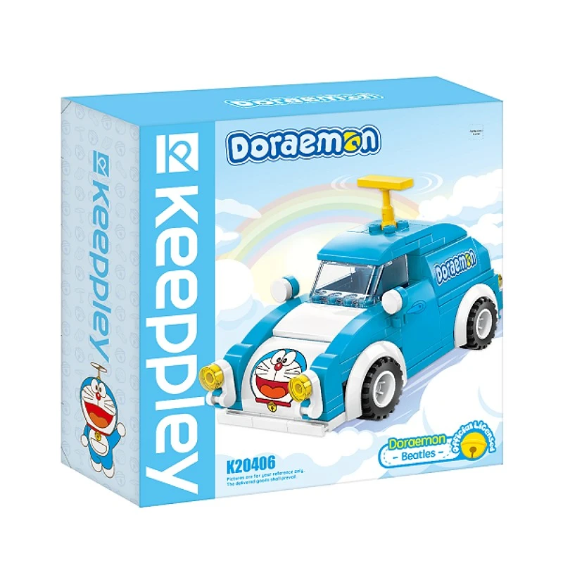 KEEPPLAY 積木 哆啦A夢 迷你車