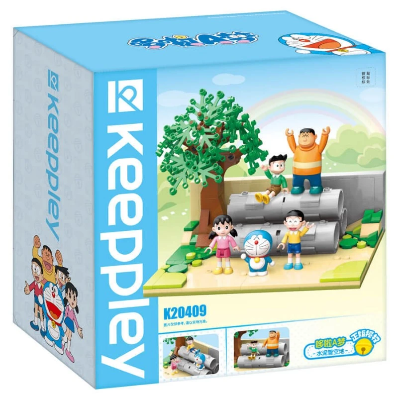 KEEPPLAY 積木 哆啦A夢 水泥管公園空地