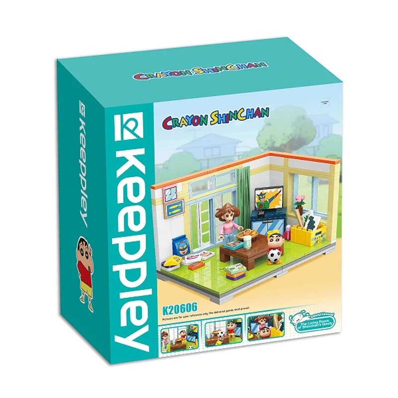 KEEPPLAY 積木 蠟筆小新 小新家客廳