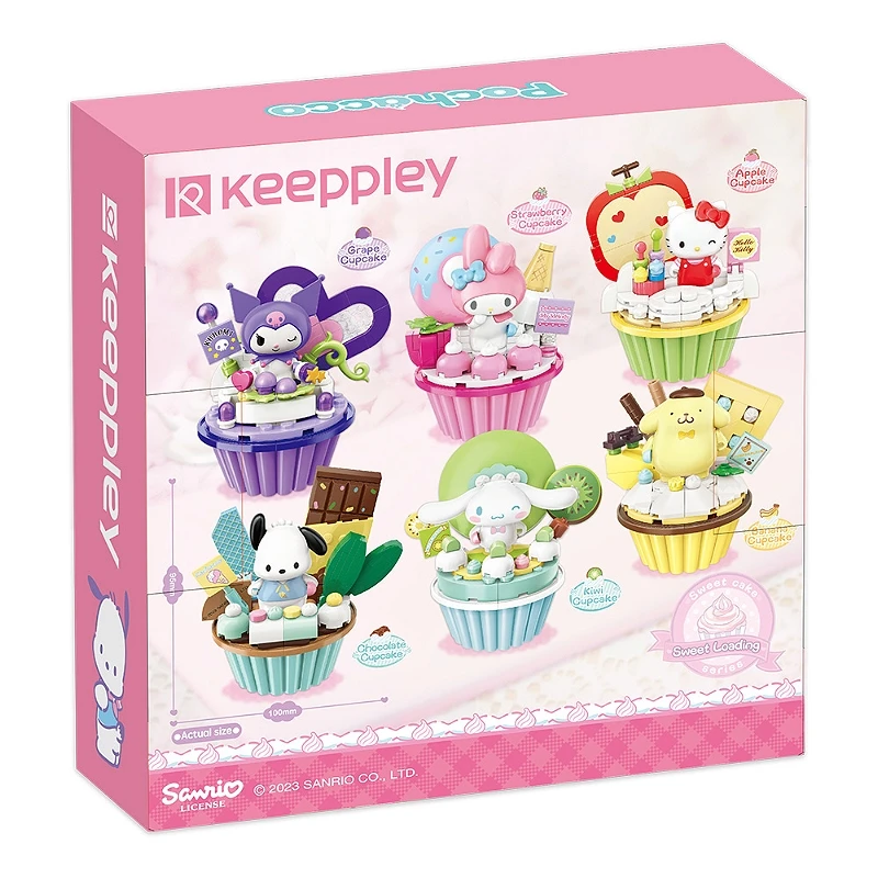 KEEPPLAY 積木 三麗鷗 杯子蛋糕 帕恰狗