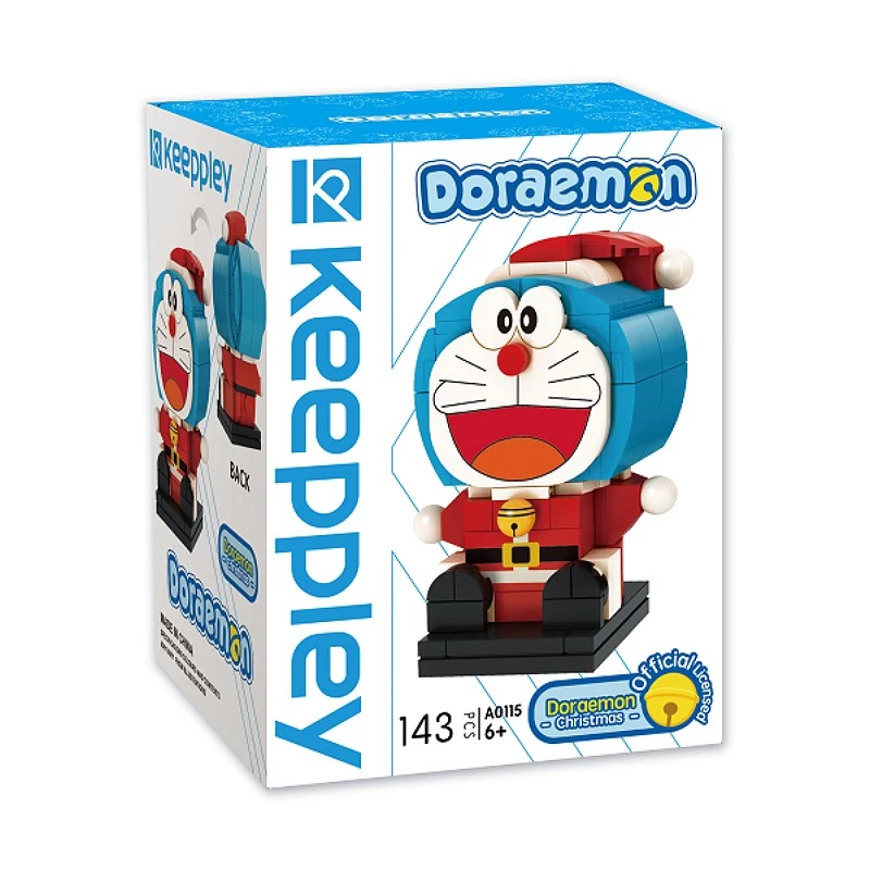 KEEPPLAY 積木 哆啦A夢 大頭款 聖誕老人