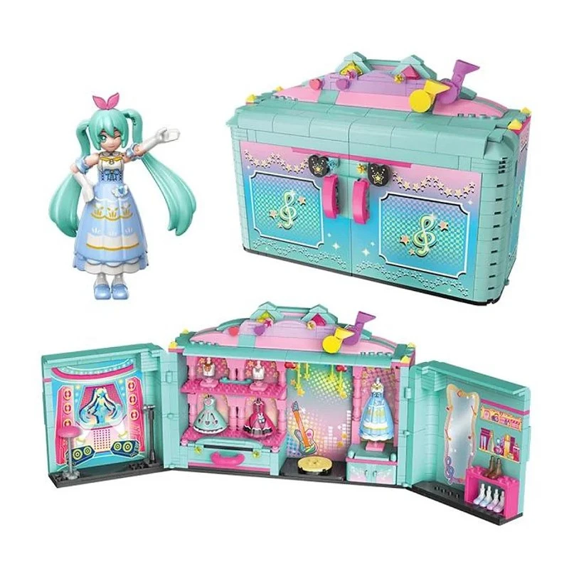 KEEPPLAY 積木 初音未來 夢幻變裝衣櫃