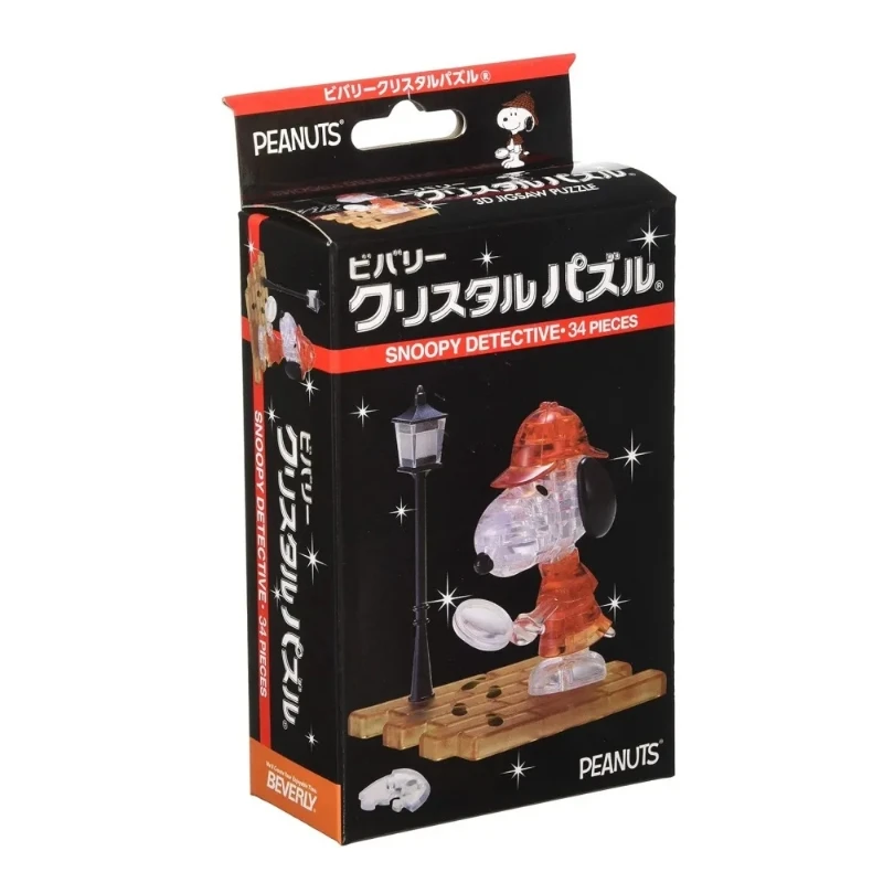 Beverly 3D立體水晶拼圖 史努比 偵探