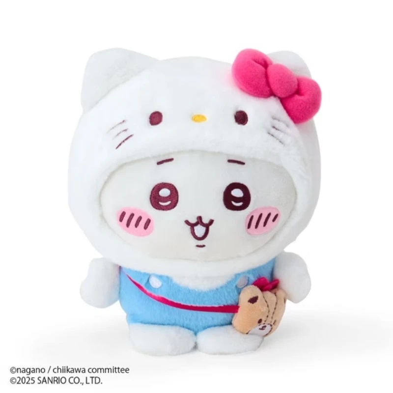 吉伊卡哇 X 三麗鷗 聯名 吉伊 HELLO KITTY 絨毛玩偶