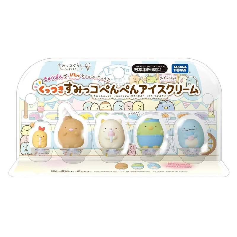 TakaraTomy 角落小夥伴 角落生物 吸盤公仔 冰淇淋商店人偶組