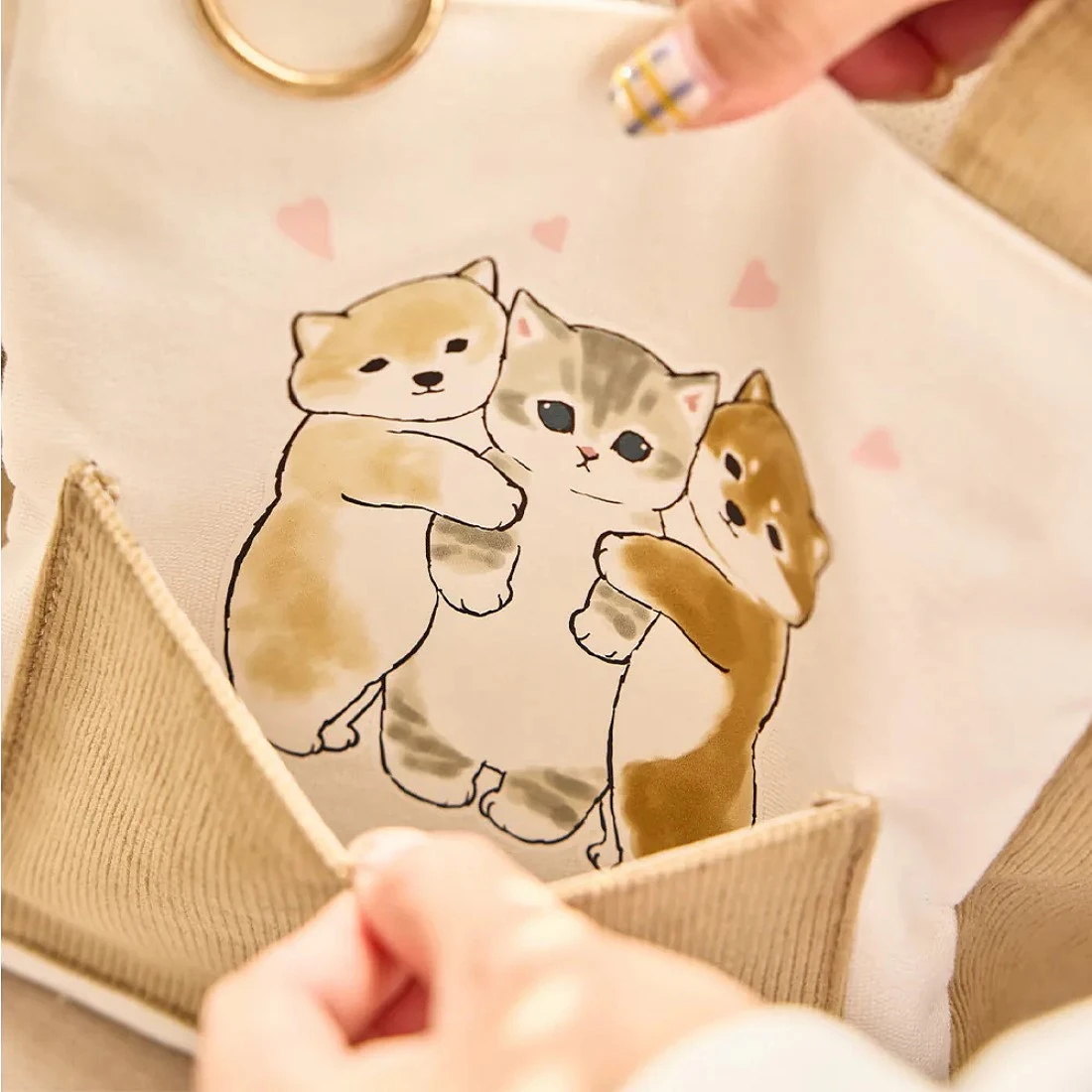 研達國際 貓福珊迪托特包 柴犬