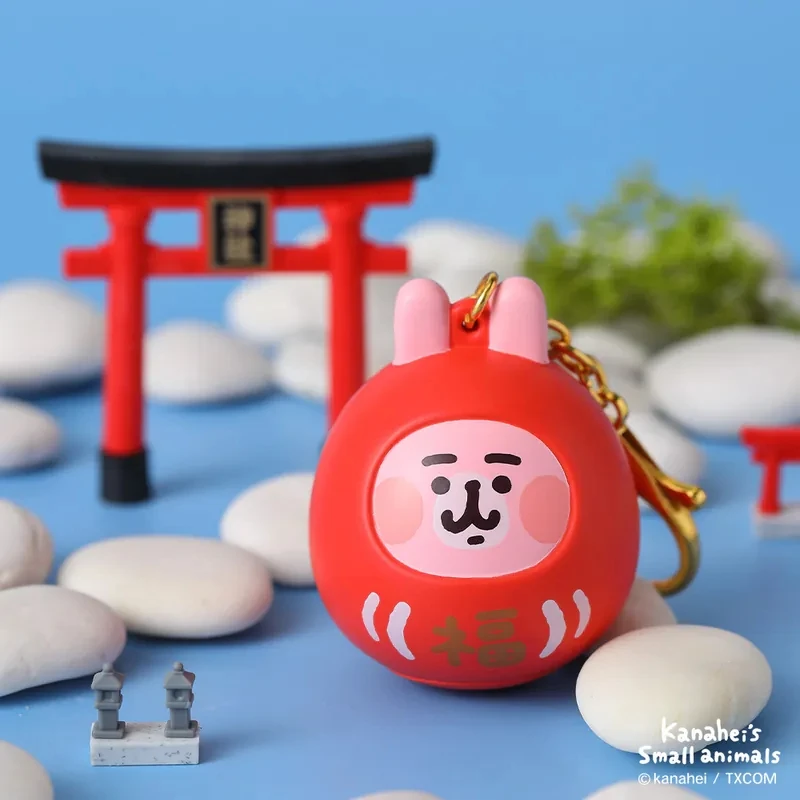 研達國際 卡娜赫拉 達摩籤筒吊飾 粉紅兔兔