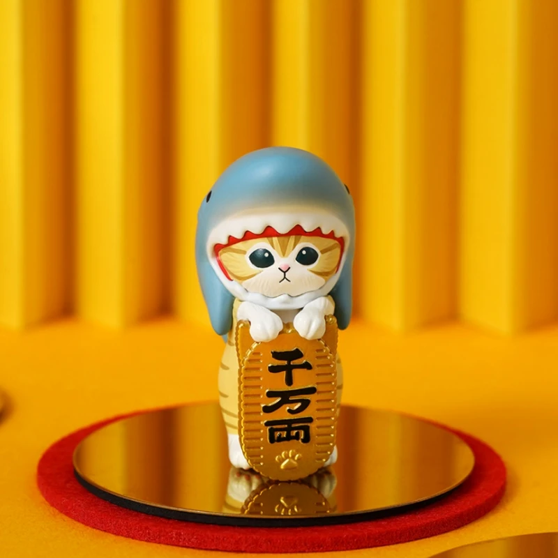 研達國際 貓福珊迪 招財公仔 金小判 鯊魚貓