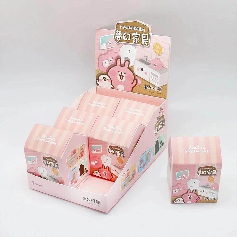 研達國際 盒玩 卡娜赫拉 P助與粉紅兔兔的夢幻家具 一中盒6入