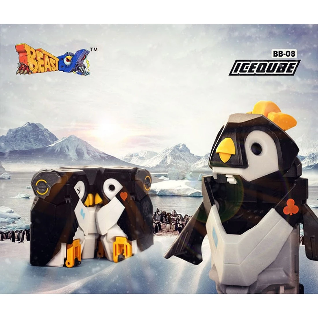 52TOYS BEASTBOX 猛獸匣 BB-08 ICEQUBE 冰塊企鵝 四款一套