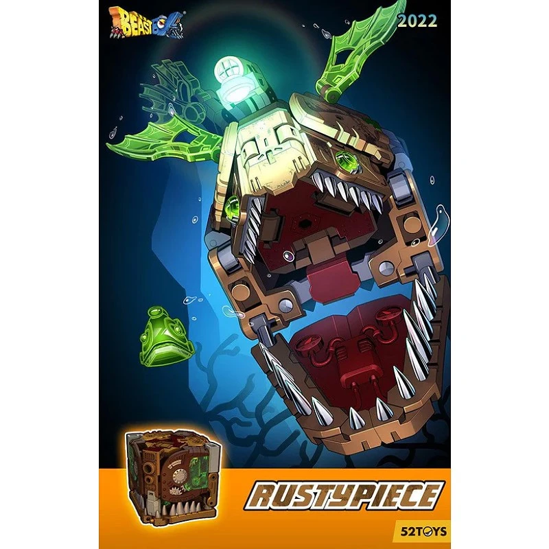 52TOYS BEASTBOX 猛獸匣 BB-42 鏽蝕骷髏 機械燈籠魚 特典版 可發光