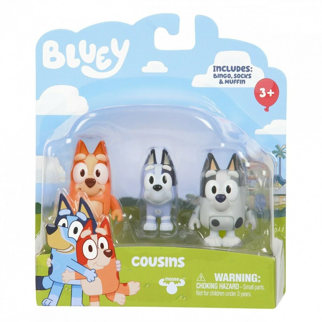BLUEY 妙妙犬布麗 親戚來訪 二入人偶組