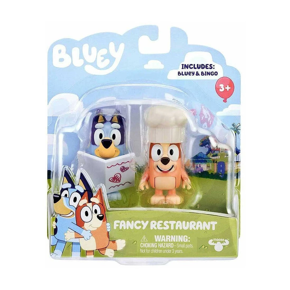 BLUEY 妙妙犬布麗 美味餐廳 二入人偶組