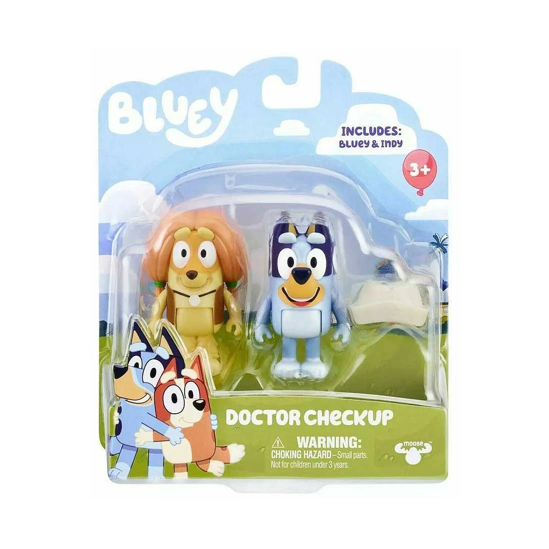 BLUEY 妙妙犬布麗 醫生遊戲 二入人偶組