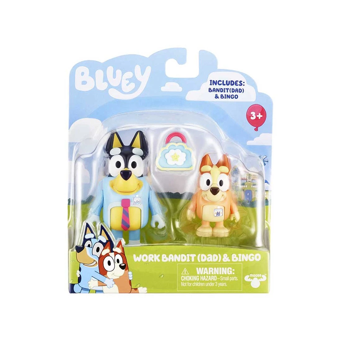 BLUEY 妙妙犬布麗 爸爸上班去 二入人偶組