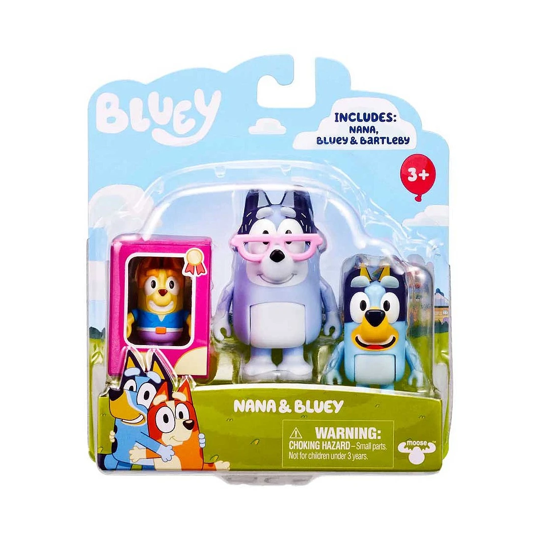 BLUEY 妙妙犬布麗 奶奶和禮物 二入人偶組