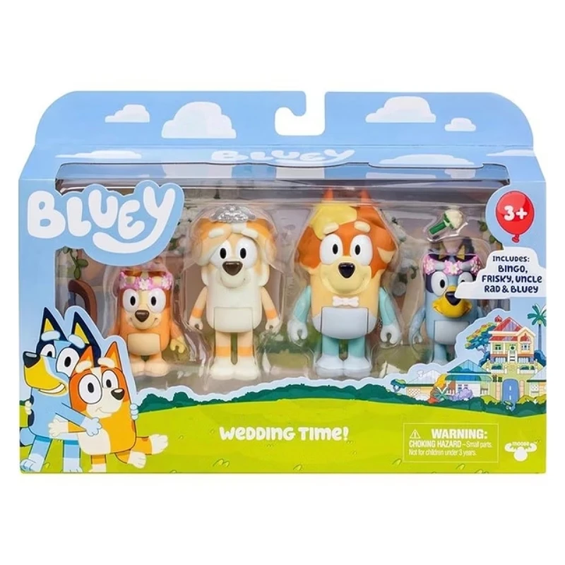 BLUEY 妙妙犬布麗 婚禮 四入人偶組