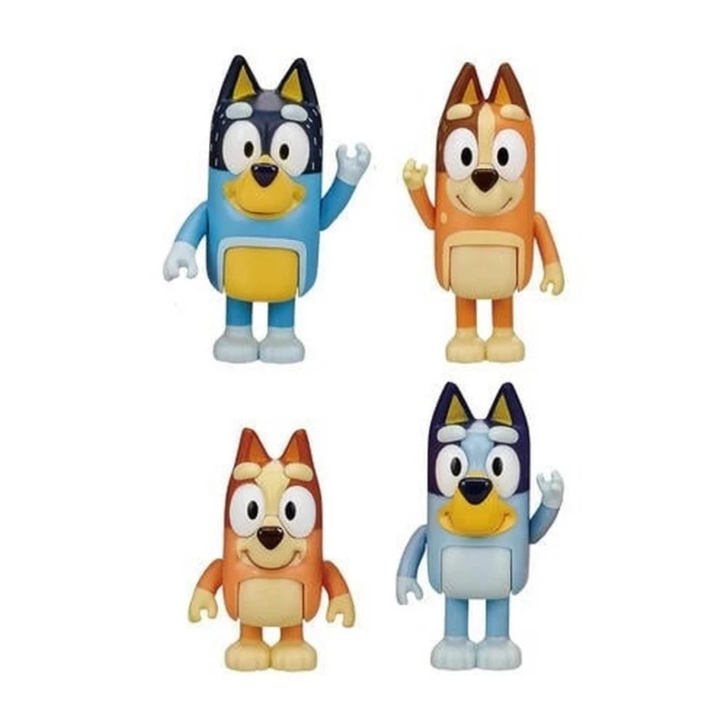 BLUEY 妙妙犬布麗 家庭成員 廚房版 四人人偶組