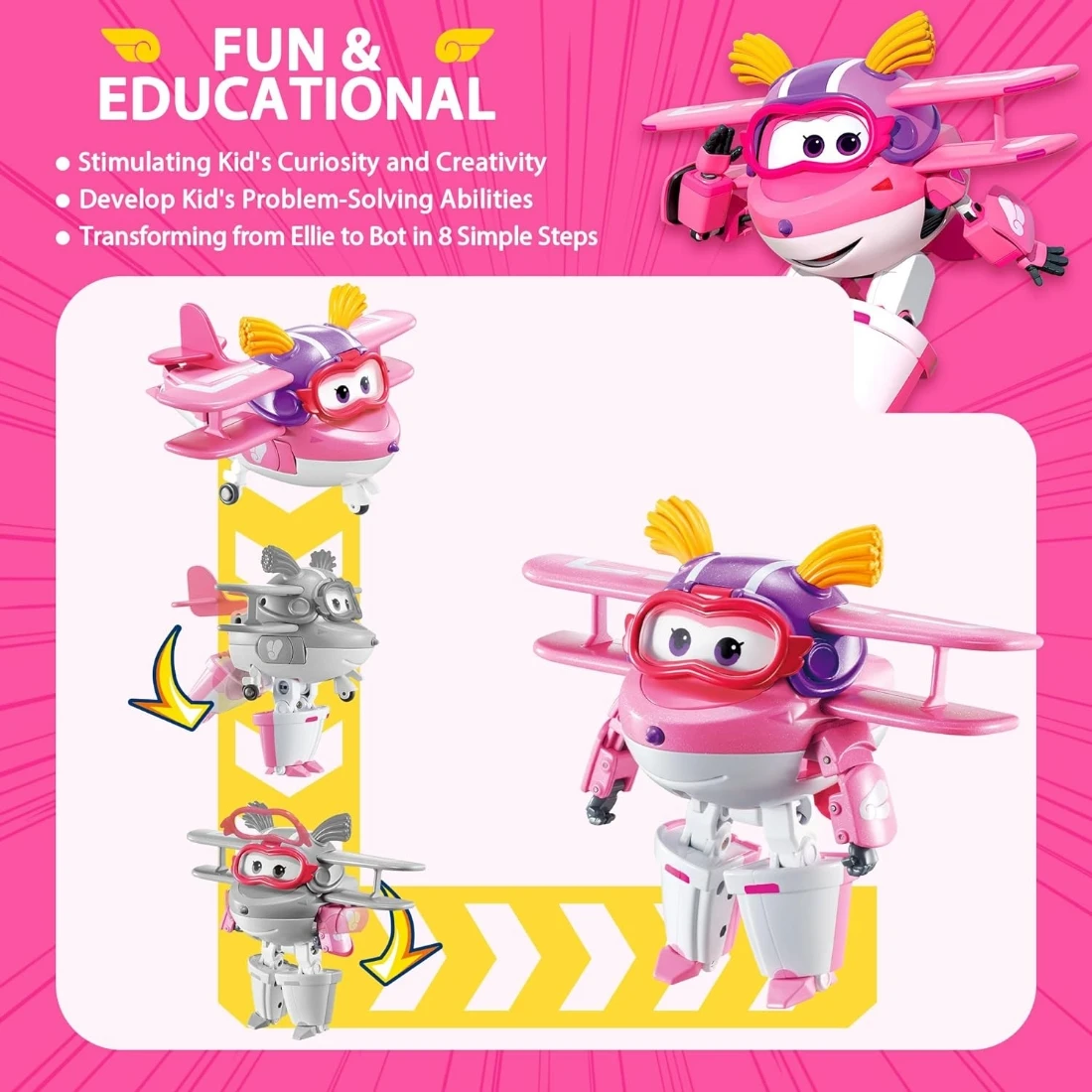 Super Wings 超級飛俠 變形Ellie