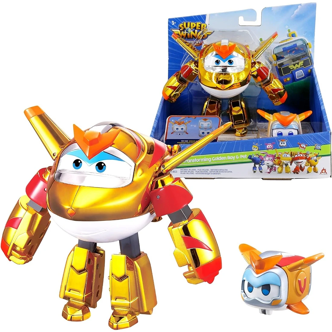 Super Wings 超級飛俠 變形高登與小高登