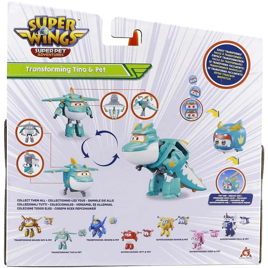 Super Wings 超級飛俠 變形提諾與小提諾
