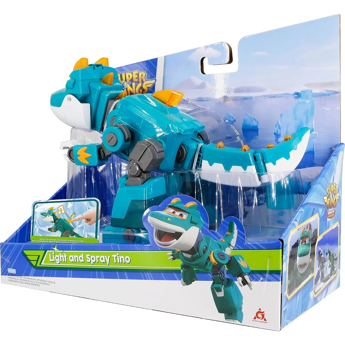 Super Wings 超級飛俠 巨型聲光噴霧提諾