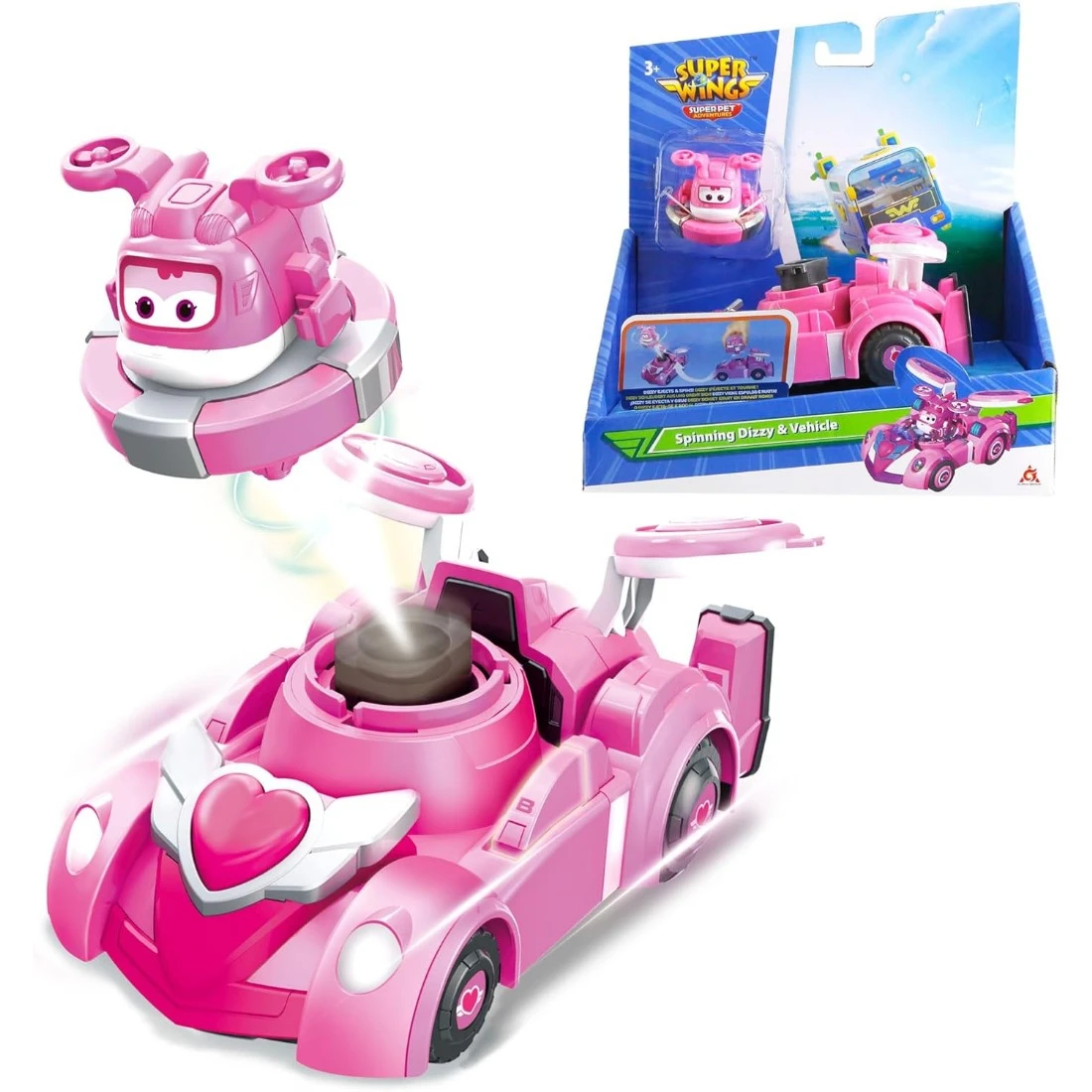 Super Wings 超級飛俠 蒂蒂陀螺對戰賽車組