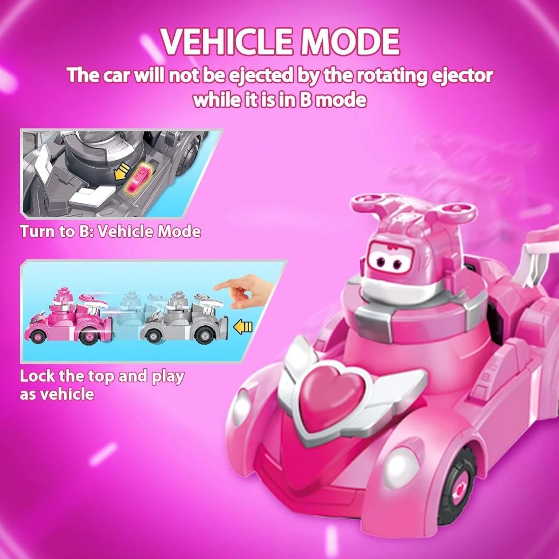 Super Wings 超級飛俠 蒂蒂陀螺對戰賽車組