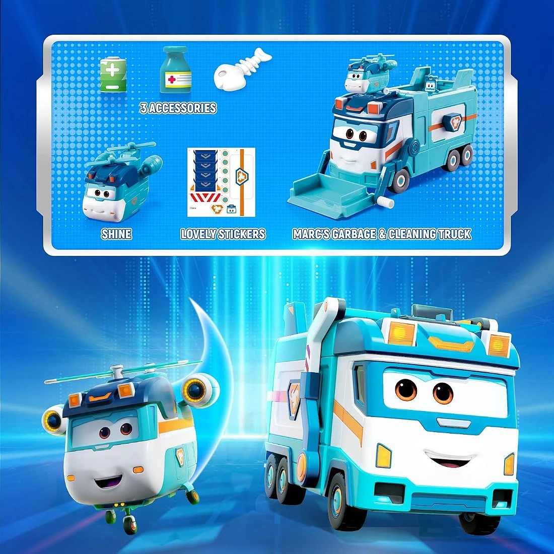 Super Wings 超級飛俠 MARC掃街垃圾車