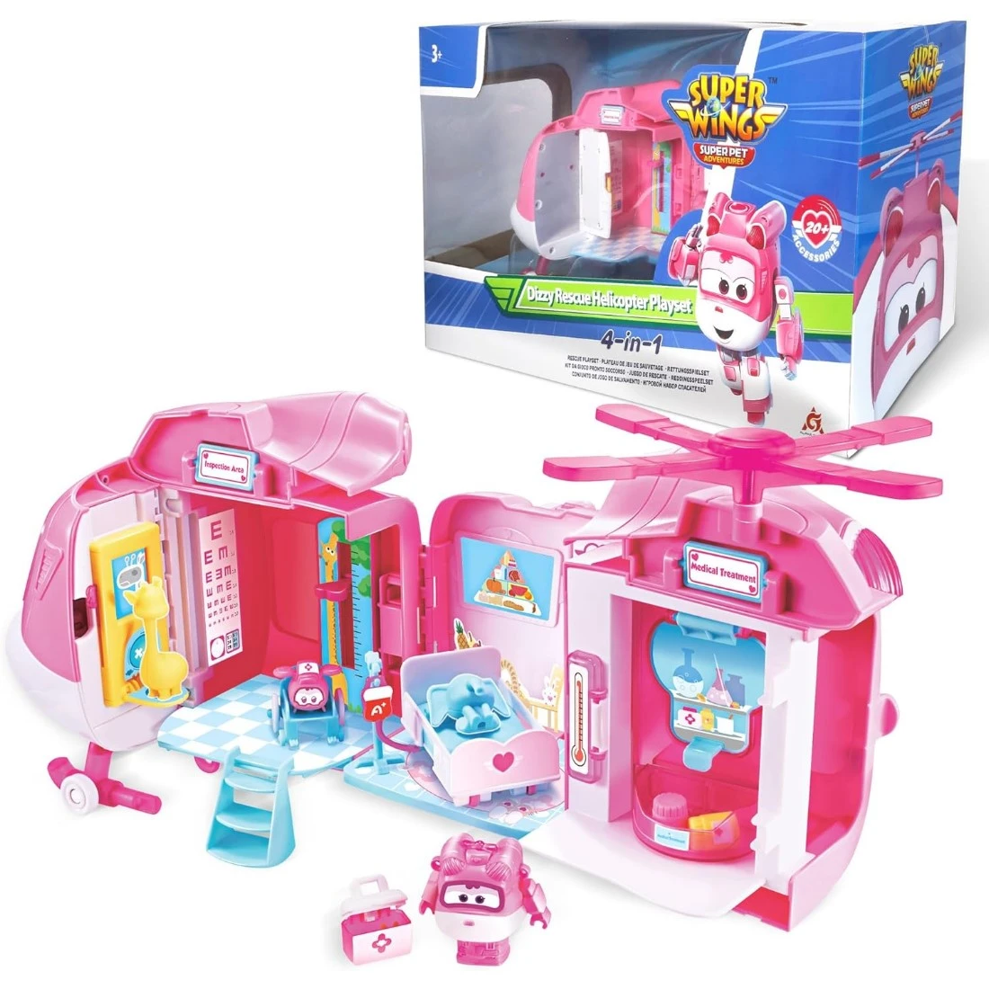 Super Wings 超級飛俠 蒂蒂醫護救援場景組
